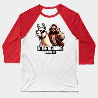 Genesis 1:1 In The Beginning Baseball T-Shirt